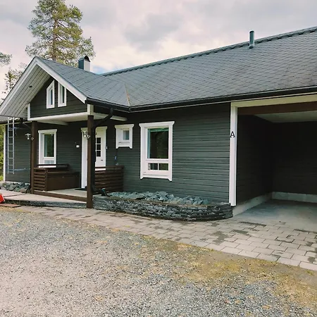 Hietavilla Aurora - Hot Tube - Sauna - Fireplace - 11kw Ev-refuel - Landscape View - Silence - Free Wifi Villa Ruka