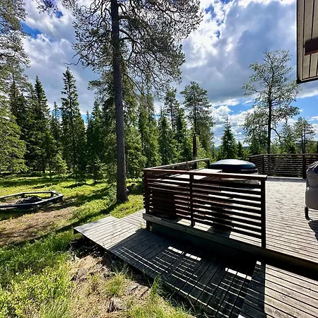 Hietavilla Aurora - Hot Tube - Sauna - Ac - Fireplace - 11kw Ev-refuel - Landscape View - Silence - Free Wifi Ruka