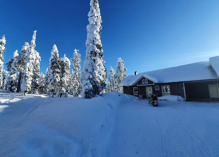 Vila Hietavilla Aurora - Hot Tube - Sauna - Fireplace - 11kw Ev-refuel - Landscape View - Silence - Free Wifi Ruka