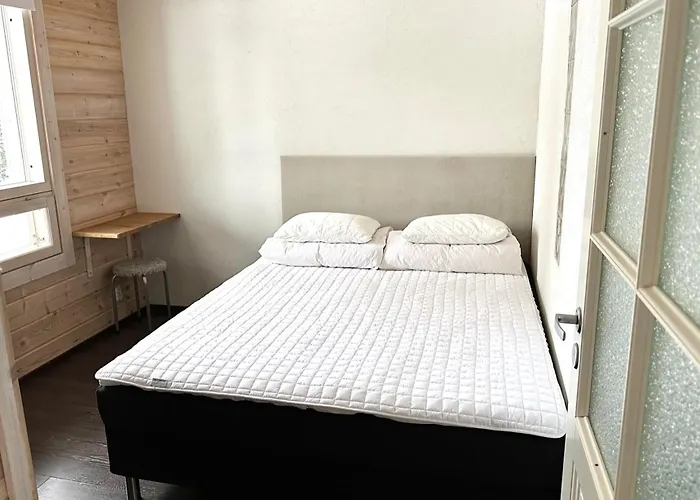 别墅 Hietavilla Aurora - Hot Tube - Sauna - Fireplace - 11kw Ev-refuel - Landscape View - Silence - Free Wifi 鲁卡