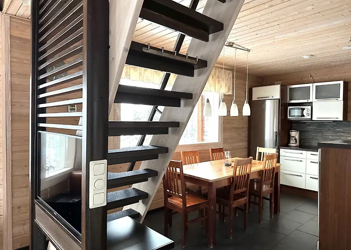 Hietavilla Aurora - Hot Tube - Sauna - Fireplace - 11kw Ev-refuel - Landscape View - Silence - Free Wifi * 鲁卡