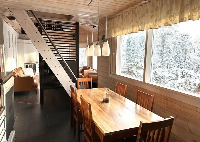 Hietavilla Aurora - Hot Tube - Sauna - Fireplace - 11kw Ev-refuel - Landscape View - Silence - Free Wifi 别墅