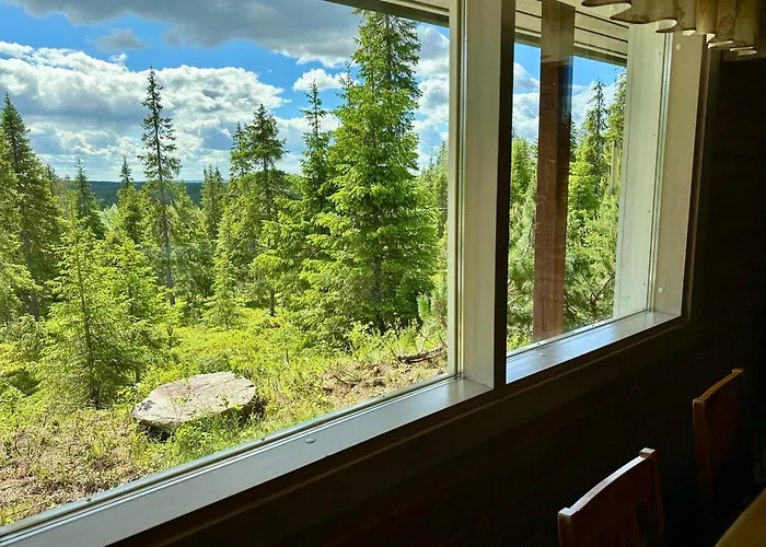 别墅 Hietavilla Aurora - Hot Tube - Sauna - Fireplace - 11kw Ev-refuel - Landscape View - Silence - Free Wifi 鲁卡