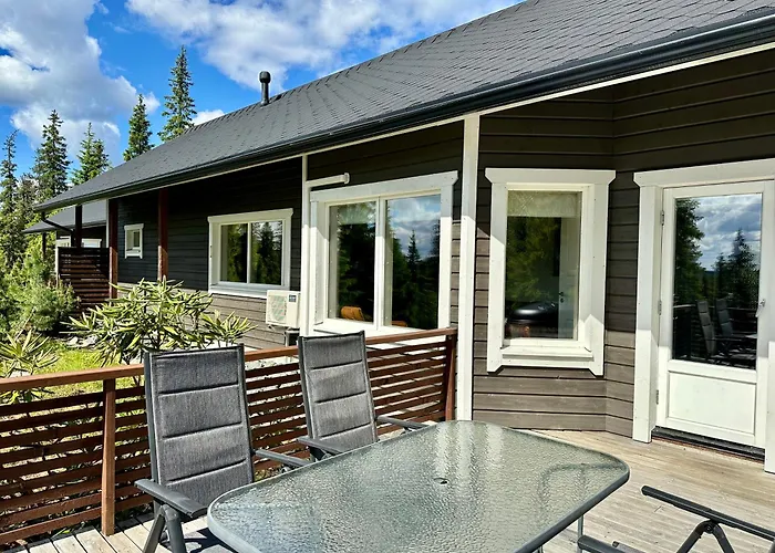 Hietavilla Aurora - Hot Tube - Sauna - Fireplace - 11kw Ev-refuel - Landscape View - Silence - Free Wifi 别墅