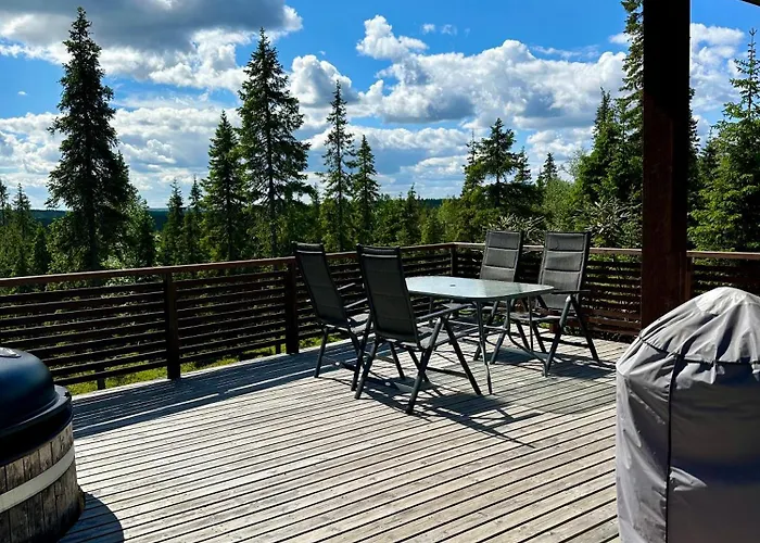 Vila Hietavilla Aurora - Hot Tube - Sauna - Fireplace - 11kw Ev-refuel - Landscape View - Silence - Free Wifi