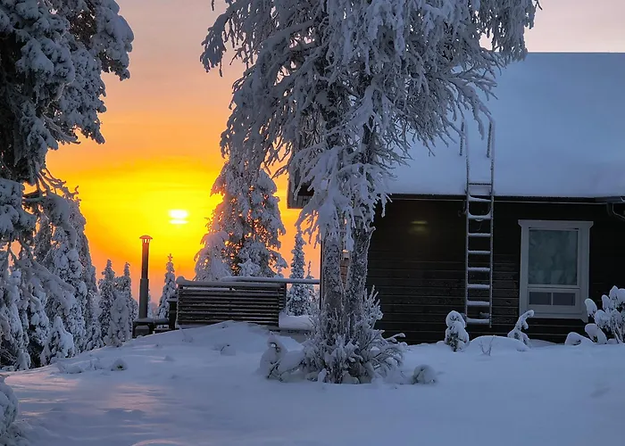 Hietavilla Aurora - Hot Tube - Sauna - Fireplace - 11kw Ev-refuel - Landscape View - Silence - Free Wifi 别墅